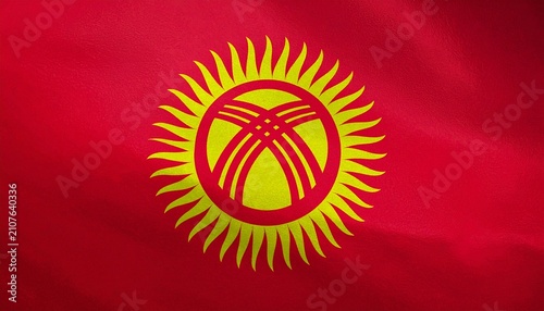 flag of Kyrgyzstan