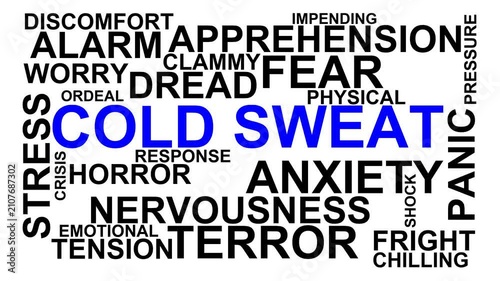 Cold Sweat Word Cloud
