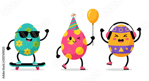 Colorful Dynamic and Playful Vector Illustration Featuring Abstract Geometric Shapes, Vibrant Patterns, and Creative Design Elements for Modern Marketing and Digital Graphic Projects.