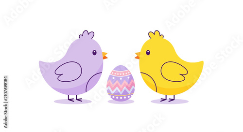 Cheerful whimsical flat vector illustration with colorful minimalist geometric shapes and playful design elements isolated on a white background for creative media projects.