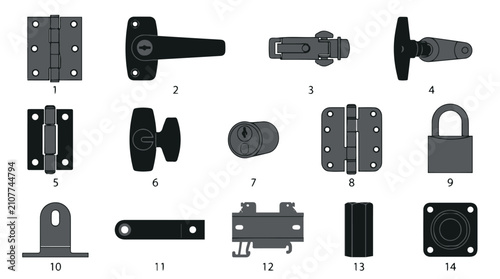 Industrial electrical enclosure with hardware components. Metal junction box and wiring equipment for professional installation.