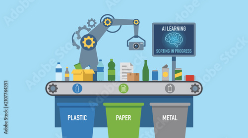 Recycling Robot Automated Sorting AI Machine Learning