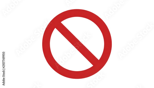 Red Prohibition Symbol Transparent Background