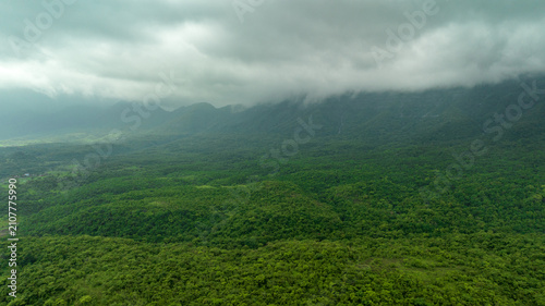 Lush Monsoon Landscape India,
drone shot of Green Hills of Maharashtra