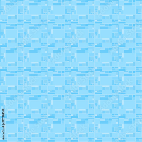 blue mosaic tiles texture