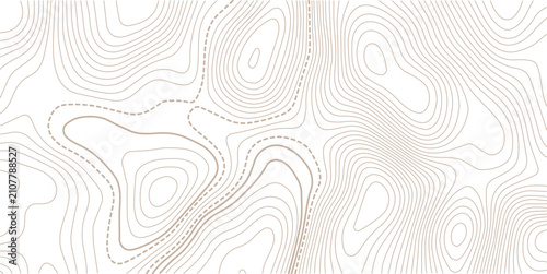 Topographic map background. Geographic line map with elevation assignments. geography map grid abstract backdrop. Business concept. 