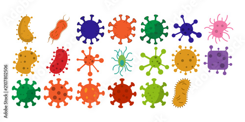 Fotografía Virus Cell Illustration