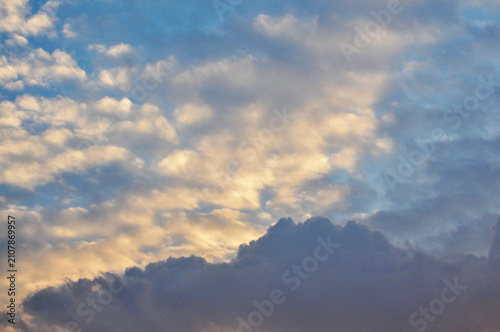clouds at sunset