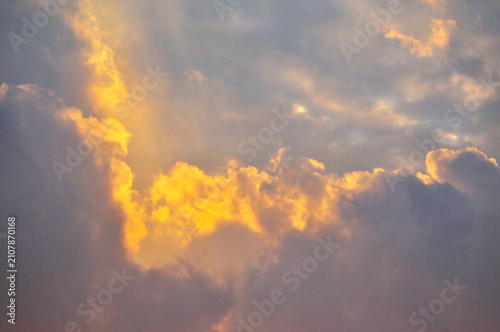 clouds at sunset