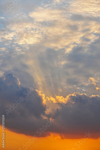 clouds at sunset