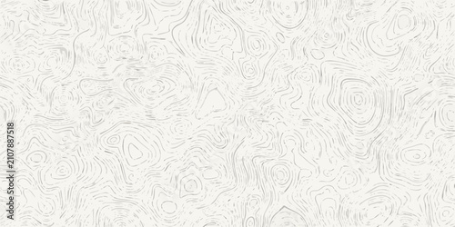 Foto Seamless topographic map pattern featuring contour lines a light gray vector ill