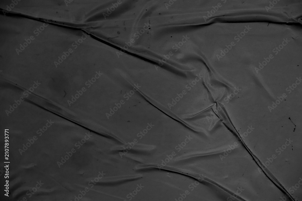 Fototapeta premium Cardboard black abstract texture close-up. Dark old paper background. Grunge concrete wall. Vintage blank wallpaper.