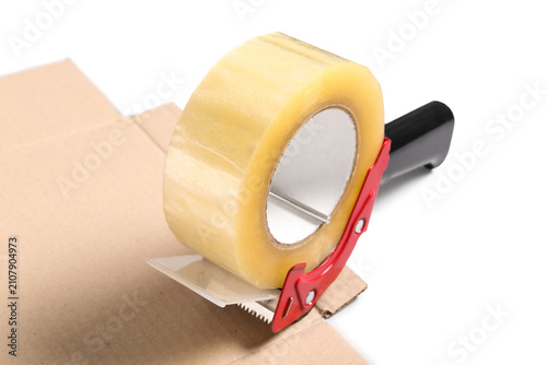 Clear packing tape dispense...
