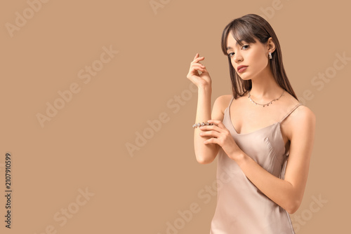 Pretty young woman in styli...