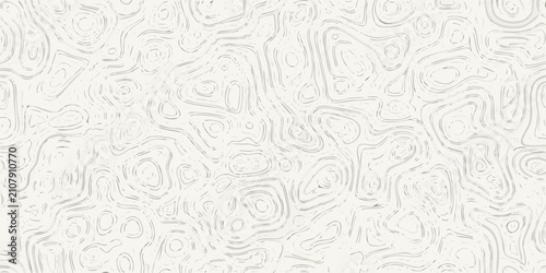 Foto Topographic map pattern with swirling contour lines on a white background seamle