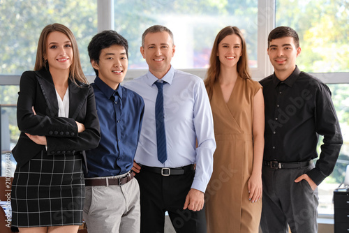 Group of business people in...