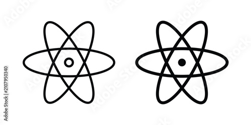 Schilderij op canvas React icon vector designs set