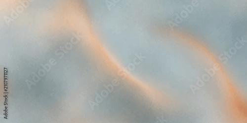 Billede på lærred Abstract Blue and Orange Watercolor Texture Background