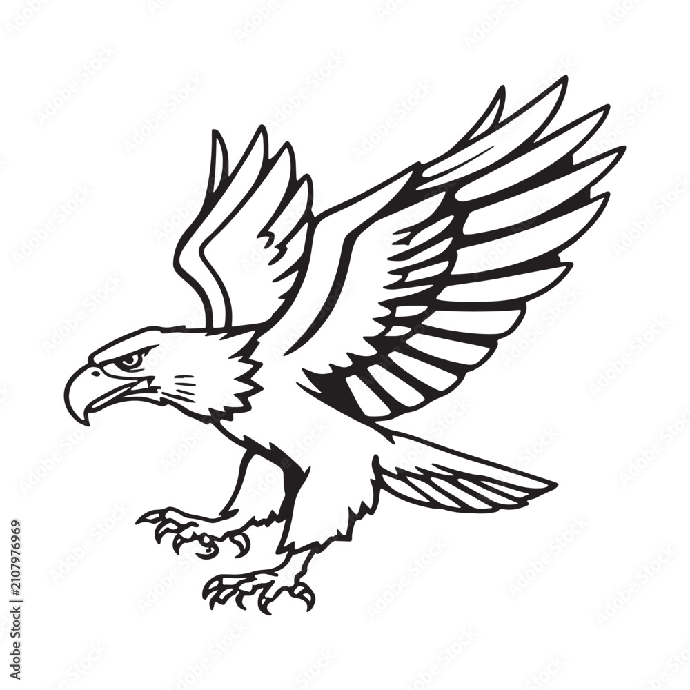 Fototapeta premium Adobe Illustrator Eagle Vector 