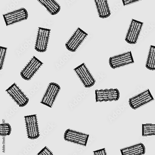 seamless pattern threshold ancient medieval door cartoon. lintel hinges, knocker carvings, ornamentation fortress threshold ancient medieval door sign vector