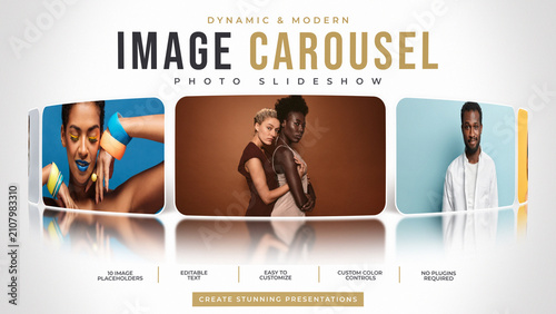Spring 3D Cylinder Carousel