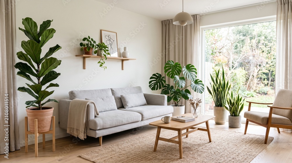 Fototapeta premium living room interior
