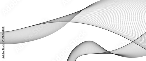 light grey wave lines on transparent background.