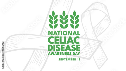 Bild auf Leinwand National celiac disease awareness day banner