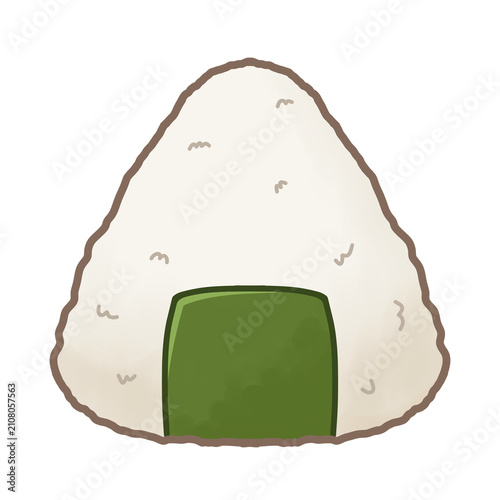 apanese Onigiri Rice Ball png Illustration, Traditional Asian Snack png
