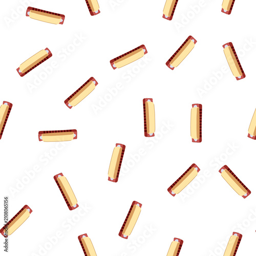 Photos pattern country harmonica cartoon
