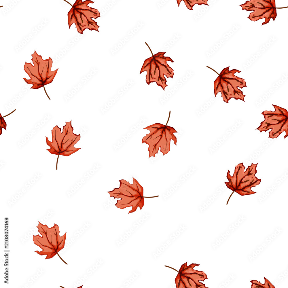 Obraz premium pattern flag maple leaf cartoon. symbol yellow, tree foliage, color season flag maple leaf sign vector