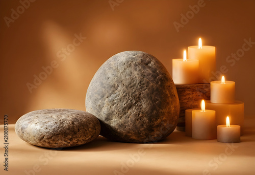 Spa still life with natural...