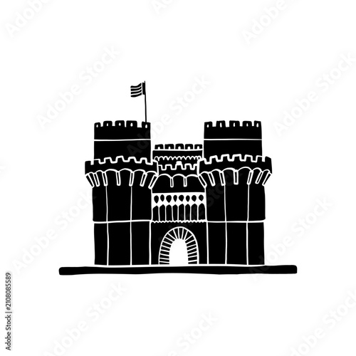 Castle Gate Vector Illustration