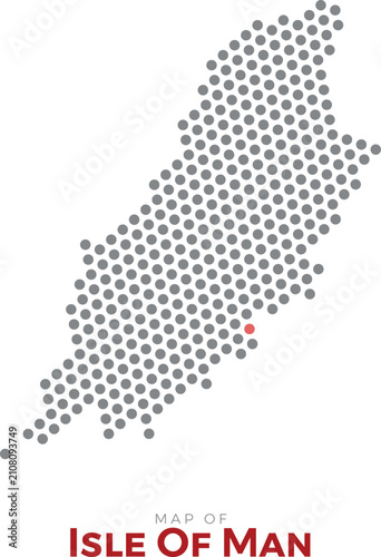 Konstfotografi Map of Isle Of Man