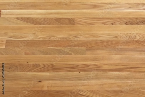Quadro su tela Golden oak horizontal butcher block wood texture background