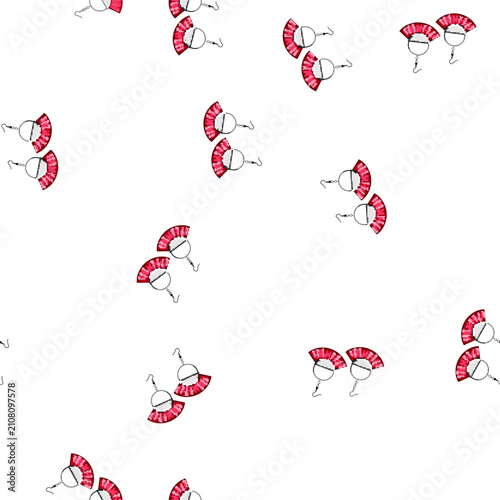 Fotografía pattern handmade tassel earrings cartoon