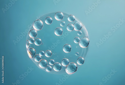 Transparent sphere with mul...