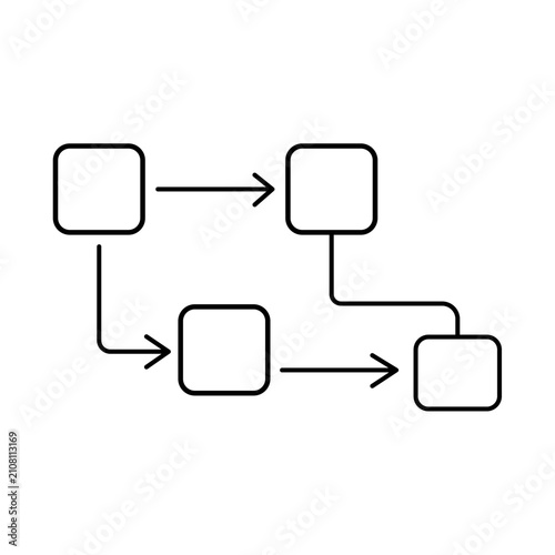 Project Dependency Map Icon