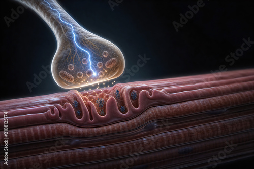 Nerve Signal Lost at Relaxed Muscle Junction