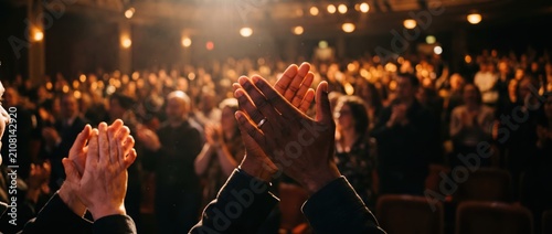 Audience Applauding at a Live Performance or Event.