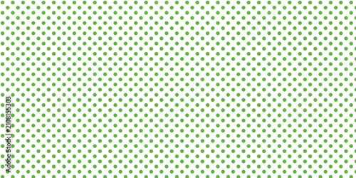 Simple Green polka dots in the white background.Monder Art ilustration.