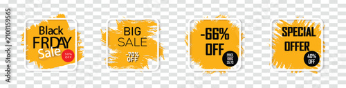 Foto Set of Sale badges sticker