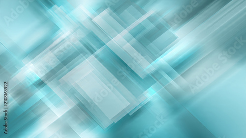 Abstract Light Blue Geometric Background Design.