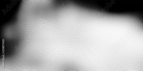 Fotografie Grange halftone texture of black and white dots