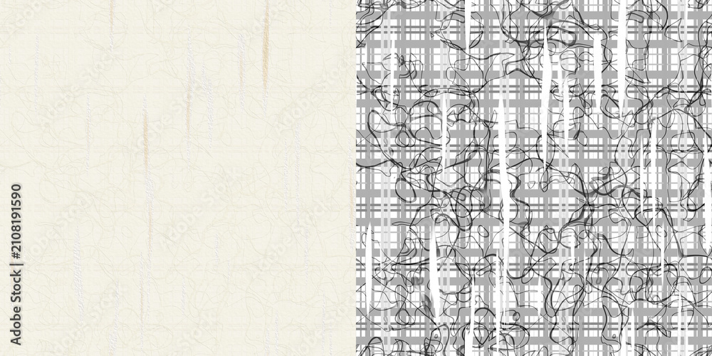 Fototapeta premium Light Parchment vs Scribble Mask Comparison