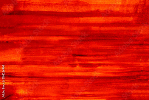 Bold Red Painted Texture Background with Artistic Brush Strokes