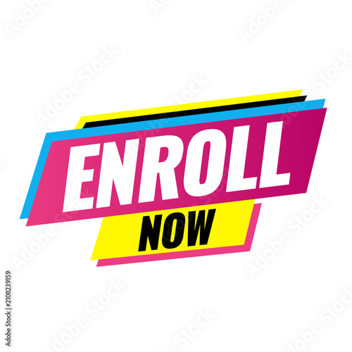 Enroll Now PNG, Join the Course, Enroll Today, Student Registration, Education Button