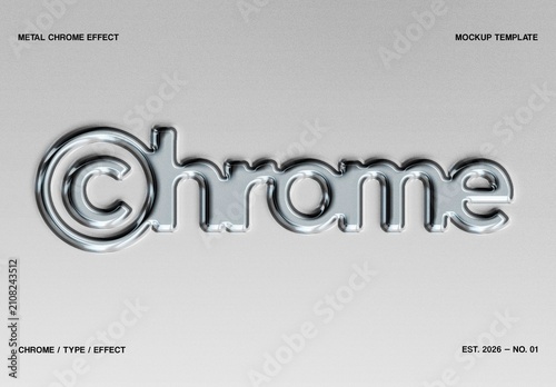 Metal Chrome Mockup