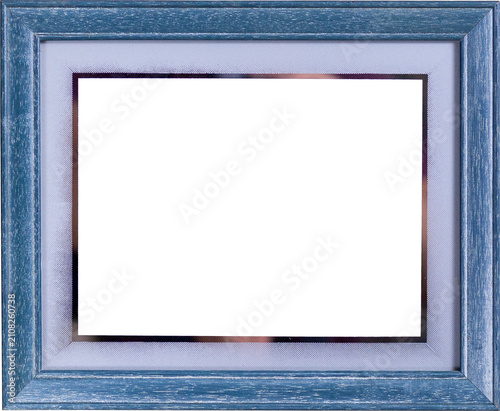 picture frame on transparent background. wooden frame for the picture. PNG. square frame for pictures and photos