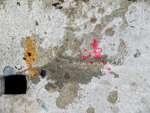 Old grunge wall as texture